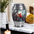 thumbnail image 7 of MUKTIVE Cardinal Urn for Memorial Remains - Cremation Urns for Adults - Large Decorative Urns for Human Ashes Adults - 10 Inch Ashes Urn for Mom, 7 of 7