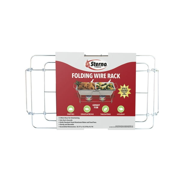 Sterno PopUp Wire Rack Chafing Dish