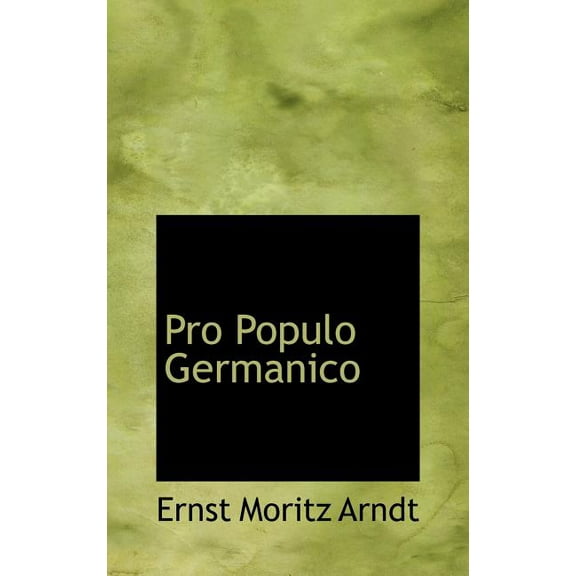 Pro Populo Germanico (Hardcover)