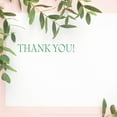 thumbnail image 3 of Thank You Rubber Stamp, Wooden Handle Rubber Stamp, Laser Engraved Dies, Impression Size 1/2" x 1-1/2”, Uses a Separate Stamp Pad, 3 of 10