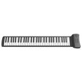 thumbnail image 1 of Órgano electrónico Piano enrollable de 61 teclas con parlante incorporado 16 tonos 6 demostraciones Admite grabación Sustain Jack para auriculares Silent Hand Roll Piano Teclado electrónico de silicon Meterk Órgano electrónico, 1 of 6