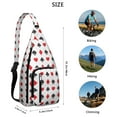 thumbnail image 3 of Sac à Dos à Bandoulière pour Amateur de Sports - Sac d'Épaule Durable à Porter en Travers avec Design Inspiré d'Un Ballon, 3 of 4