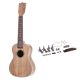 thumbnail image 5 of Kit Completo de Ukelele Tenor de 26 Pulgadas con Cuerpo de Madera de Cebra y Diapasón de Palisandro, Incluye Cuerdas, Puente y Clavijas, Ideal para Músicos Avanzados., 5 of 7