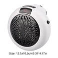 thumbnail image 2 of Calentador de escritorio de 900 W, calentador instantáneo de ahorro de energía, calentador de espacio para dormitorio y oficina, 2 of 9