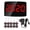 Black - EU Plug, variant on Yajisi Wireless Calling System Caregiver Pager with 10 Nurse Alert Call Buttons and 1 Display Receiver Ideal for Clinic Restaurant Nursing Home EU Plug Edition