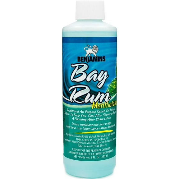 Benjamins Bay Rum Mentholated, 8 fl oz