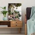 thumbnail image 5 of Floral Coastal Villa Canvas Print Wall Art for Italian Riviera Living Room Bedroom Hotel Decor, 5 of 8