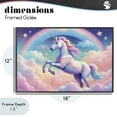 thumbnail image 4 of Stupell Industries Contemporary Colorful Galaxy Unicorn Black Framed Giclee Art, 18 x 12, by Creative Studio, 4 of 8