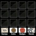 thumbnail image 6 of 200Pcs Single Pocket Coin Sleeves Holders Clear PVC Coin Protectors Individual Plastic y6346, 6 of 6