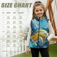 thumbnail image 7 of Pzuqiu Marble Print Girl Outerwear Vest Size 4 Fall Outfits Fashion Clothing Casual Comfortable Zipper Winter Sleeveless Jacket with Pockets Soft for Teens Girls Boys Kids, 7 of 7