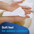thumbnail image 5 of Soft Multifold Hand Towel White with Grey Leaf Print, Absorbent, 189 Towels Per Pack, 16 Packs, Fits H2 Towel Dispensers, 5 of 9