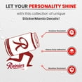 thumbnail image 3 of Rainier Bumper Car Sticker Set - 3 Pack (Small, Med, Lg) Rainier Stickers for Beer Lovers - Rainier Beer Can With Leg Decal - Indoor and Outdoor Durable Vinyl Sticker, Weather Resistant Vinyl Decals, 3 of 7