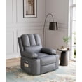 thumbnail image 2 of Electric Massage Recliner w/ Heat, 360° Swivel & Zero Gra-Vity, 400lb Capacity, USB Charging & Storage, 2 of 9