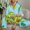 thumbnail image 6 of Naloa Cartoon Avocado Pajamas for Women Set, Womens Pajama Sets, Lounge Sets for Women, 2pjs for Women-X-Large, 6 of 7