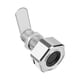 thumbnail image 1 of Cerradura de cajón con cerradura de gabinete con carga USB, cerradura de cajón biométrica de 30 mm de grosor para Plata, 1 of 9
