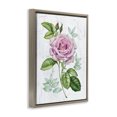 thumbnail image 4 of Stupell Industries English Manor Rose Botanical & Floral Painting Brown Floater Framed Canvas Art Print Wall Art, 17 x 21, 4 of 10