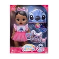thumbnail image 5 of Disney Darlings Snuggly Stars Feature Baby Doll Inspired By Stitch Light Brown Hair, Brown Eyes, 5 of 12