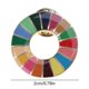 thumbnail image 3 of Sustainable Development Goals Brooch United Nations Sdgs Rainbow Pin Badge Medal Representative Brooch Jewelry, 3 of 5