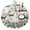 Husky Dog Flower, variant on Husky Dog Flower Floral Round Tablecloth 60"x60",Wrinkle Wipeable Table Cloth for Kitchen Dining Room Picnic Patio Party