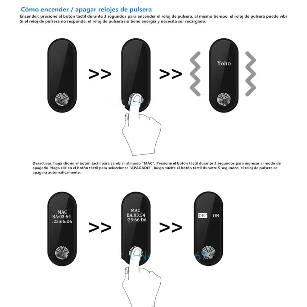 M2 Smart Bracelet Touch Screen Bracelet Heart Rate Monitoring Sports  Bracelet | Walmart Canada