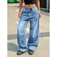 thumbnail image 6 of aPAY Jeans for Women Y2k Classic Loose Fit Long Denim High Waisted Pants  Regular Size, 6 of 7