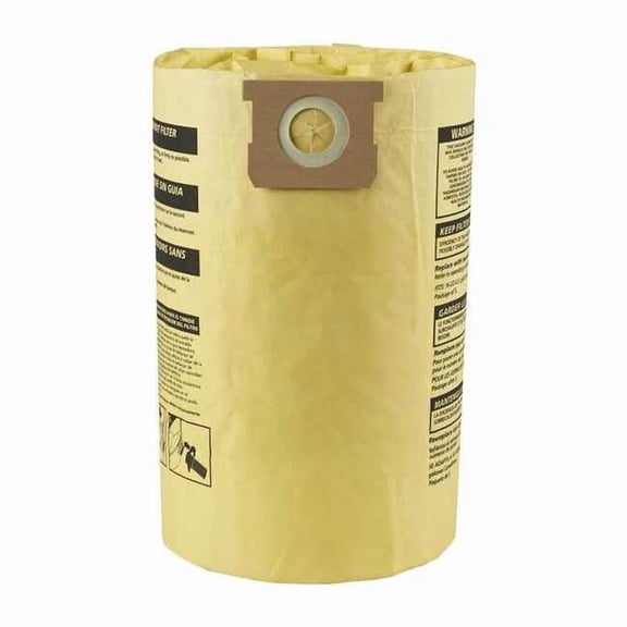 Shop Vac Type J - Shop-Vac 15-22 Gallon* High Efficiency Disposable Filter Bags (2 pack)