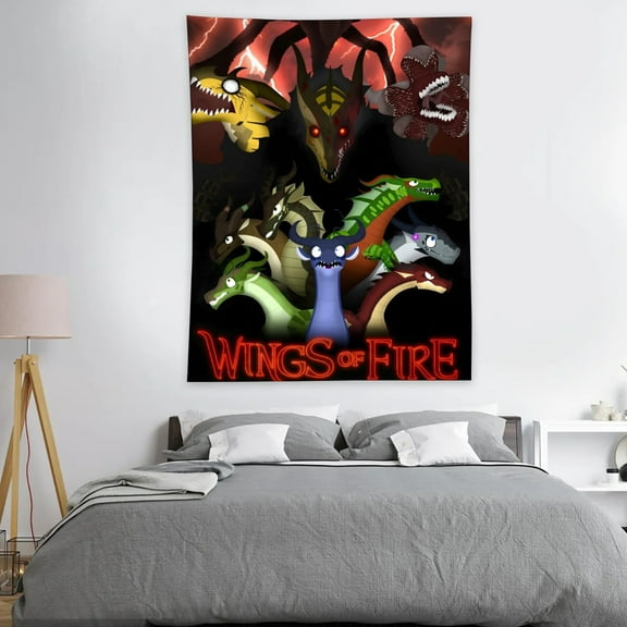 YOUYONGZHI Wings of Fire-Theme Anti-pilling Tapestry Gift Wall Hanging Backdrop for Room Bedroom Girls Fans Background Banner Party Birthday Supplies Decor