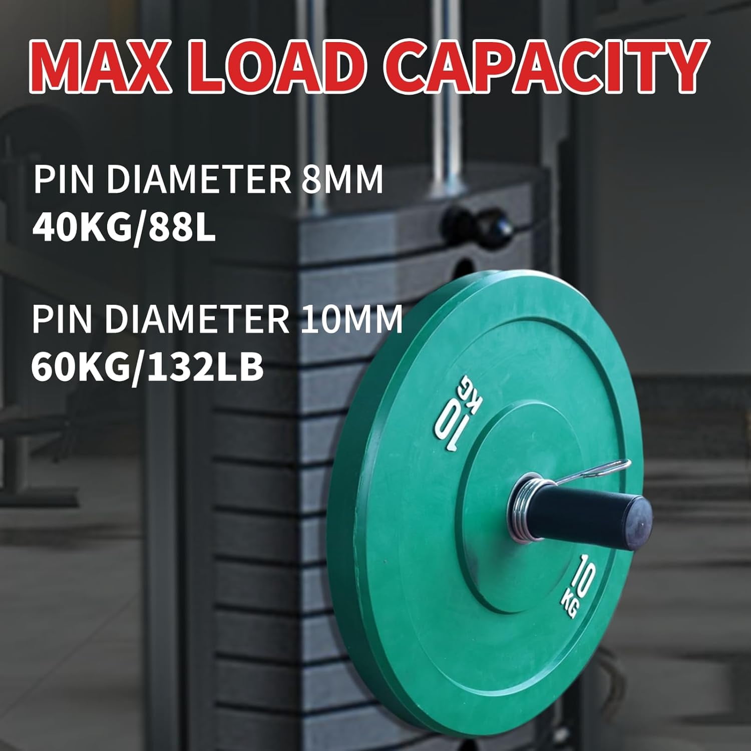 Gym Pin for Weight Stack Pin, Drop Set Pins Gym Strength Training