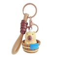 thumbnail image 3 of KLKCMS Cartoon Key Chain Pendant Animal Figurine Lovely Gift Cute Capybara Keychain Bathtub, 3 of 9