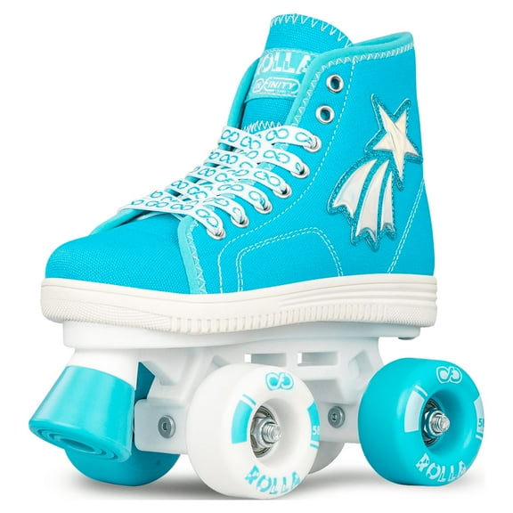 Crazy Skates Rolla Roller Skates for Boys and Girls - Sneaker-Style Kids Quad Skates - Available in 4 colors