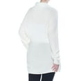 thumbnail image 2 of BAR III Womens Ivory Long Sleeve Turtle Neck Sweater  Size XL, 2 of 2