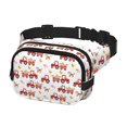 thumbnail image 2 of Lsque Sac Banane Carré à Double Couche avec Motif d'Animaux de Ferme, Tissu en Sergé Durable avec Ceinture Réglable, Randonnée en Plein Air, Course, Voyage, 2 of 9