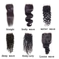 thumbnail image 6 of HD 6x6 Lace Closure Deep Parting Brazilian Water Wave Invisible Knots, 100% Human Hair Transparent Lace Closure Pre Plucked Natural Color, 6 of 6