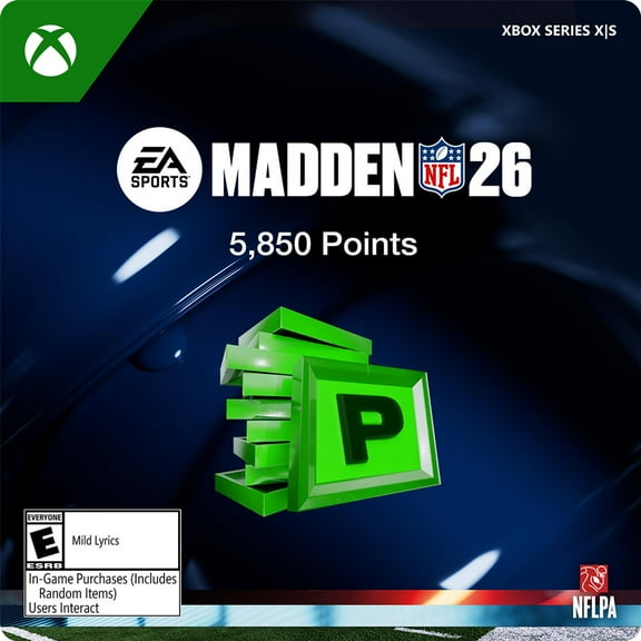 Madden NFL 26: 5850 MUT Points - Xbox One, Xbox Series X|S [Digital]