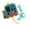 A003- Clear (Cartoon Train), variant on Outdoor Water Toys for Student, Backpack Water Gun, Cartoon Excavation Vehicle Water Blaster Gun, 2500Ml Large Capacity Water Gun with Backpack Tank, 12X7X2.5 Inch Splash Pump