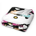 thumbnail image 3 of Hello Kitty Throw Blanket, Cozy Flannel Blankets For Boys Girls, Super Soft Warm Blanket For Couch Sofa Bed, 3 of 9