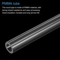thumbnail image 4 of Uxcell Transparent Rigid Acrylic Pipe 15 mm ID x 19mm OD x 305mm Round Tube, 4 of 6
