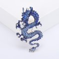 thumbnail image 4 of Eoperou Enamel Dripping Oil Brooch Chinese Landing Dragon Domineering Mighty Men's And Women's Coat Brooch Accessories, 4 of 7