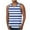 Blue, variant on ZCFZJW Men's Striped Summer Swim Tank Tops Quick Dry Running Athletic Workout Gym Yoga Swimming Beach Hawaiian Muscle Sleeveless Graphic Shirts Red M