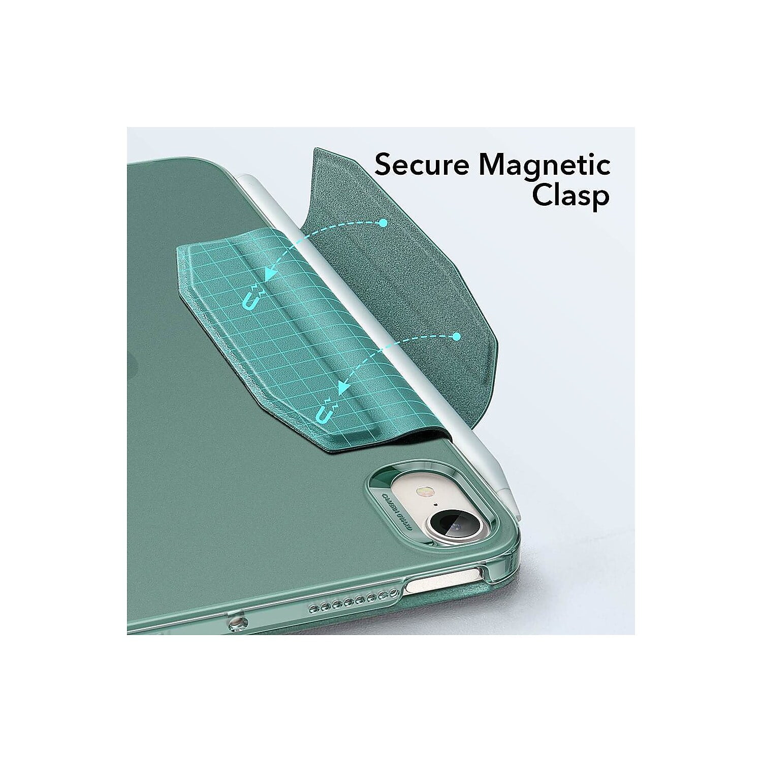 SaharaCase ESR Folio Case for Apple iPad mini A17 Pro & 6th Generation 2021 Forest Green (TB00042)