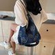 thumbnail image 2 of Bolso Hobo Retro Informal para Las Axilas Al Aire Libre Con Cierre Cerrojo Mezclilla Mujer, 2 of 9