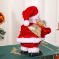 thumbnail image 3 of Monstrate Navidad Santa Claus fiesta vacaciones atmósferas muñeca Musical ornamento eléctrico adultos niños juguete decoración del hogar Kits de decoración para fiestas Tipo 2, 3 of 6