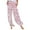 Pink, variant on Utoimkio Women's Wide Leg Flowy Pants Summer Casual Loose High Waisted Lounge Pants for Women
