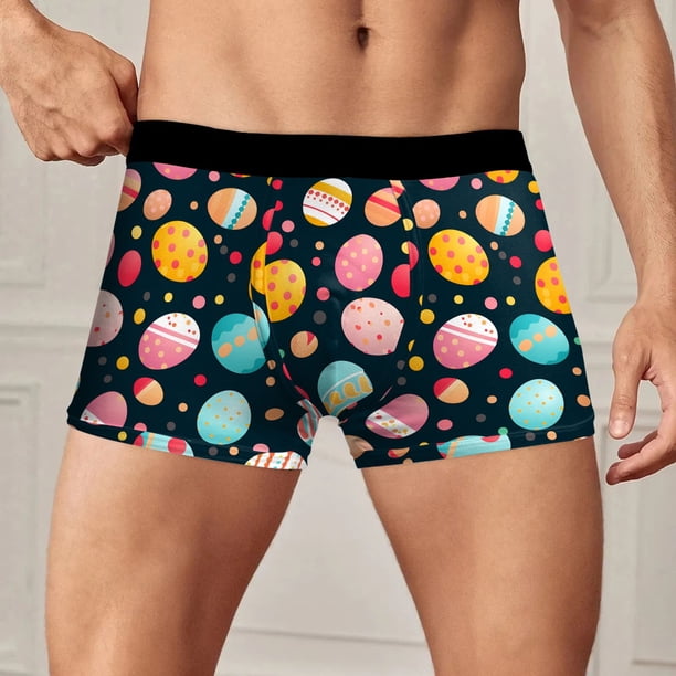 Ropa Interior Para Hombre, Transpirable, Tendencia Novedosa, Ropa Interior Con Estampado Digital 3D, 543