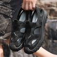 thumbnail image 3 of YUDAI Men's hiking outdoor sports shoes – Non-Slip, Breathable Sneakers , Workout & Everyday Wear Velcro closure method, 3 of 7