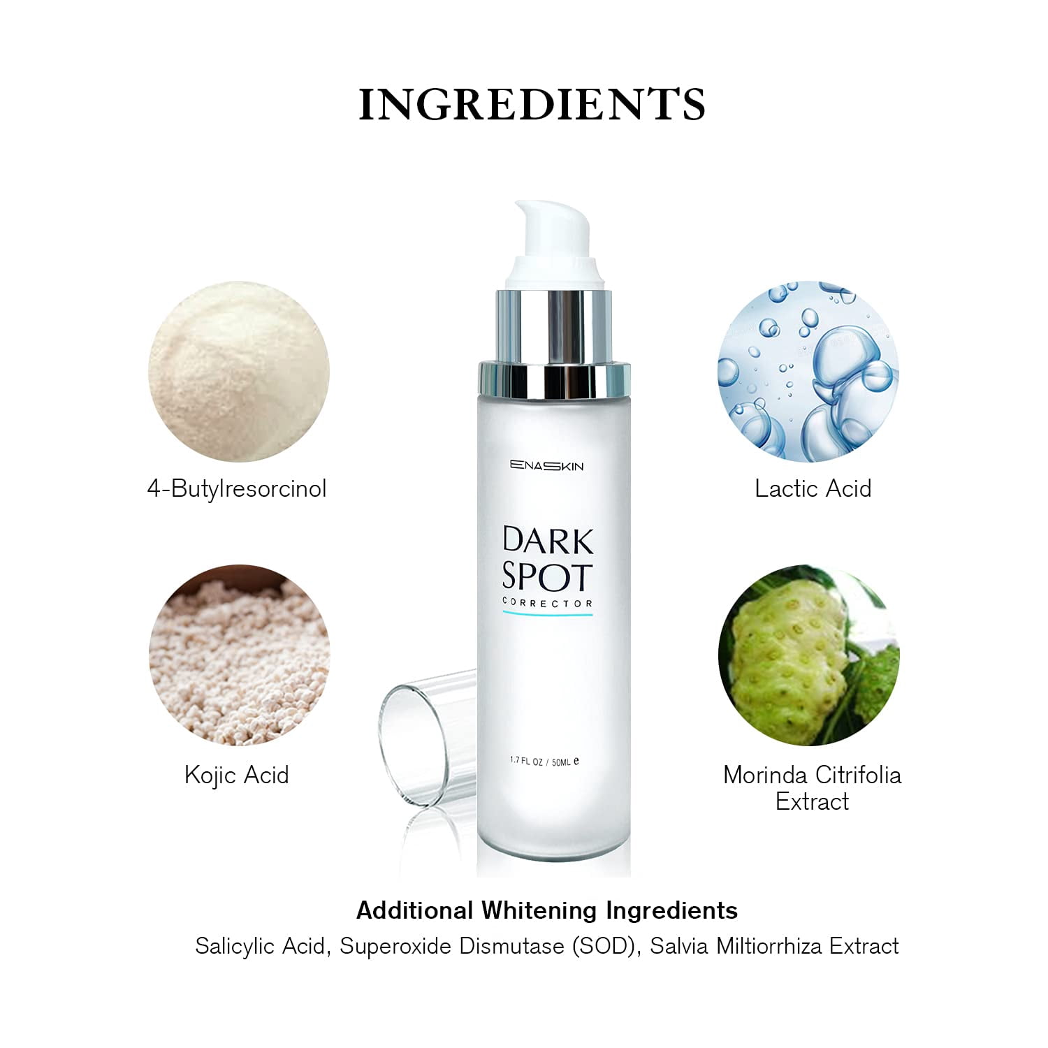 Enaskin Naturals Dark Spot Corrector Face Serum, Skincare Serum for Face and Body,1.7 fl oz