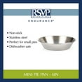 thumbnail image 4 of Rsvp International Mini Pie Pan - 6 Inch Stainless Steel, 4 of 4