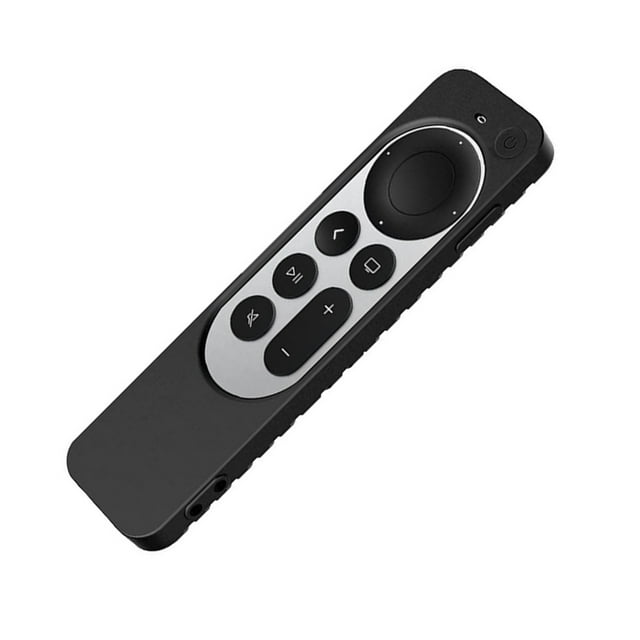 Cateissary Cubierta de Control remoto de TV, Protector de controlador de televisión de silicona, piezas de repuesto a prueba de polvo, funda Electrónica Negro