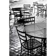thumbnail image 3 of Hausenflock, Alan 17x24 Black Modern Framed Museum Art Print Titled - Tables and Chairs I, 3 of 5