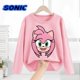 thumbnail image 2 of Camisetas estampadas de Sonics, cuello redondo, mangas largas, figuras de anime para niños, camisetas para niños, ropa de moda para niños y niñas con estampados, 2 of 5